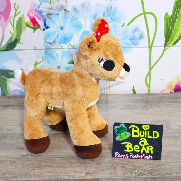 Vary Rare Build a Bear MINI Clarice 10" Misfit Rudolph the Red-Nosed Reindeer - Picture 4 of 8